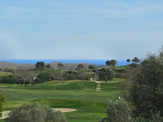 Spanien, Mallorca, Golfimmobilie mit Blick auf das Fairway 